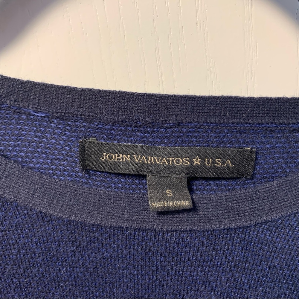 John Varvatos Blue unisex Sweater - Small